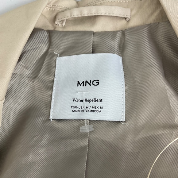 Mango Angela Water-Repellent Trench  NWT - Picture 6 of 10